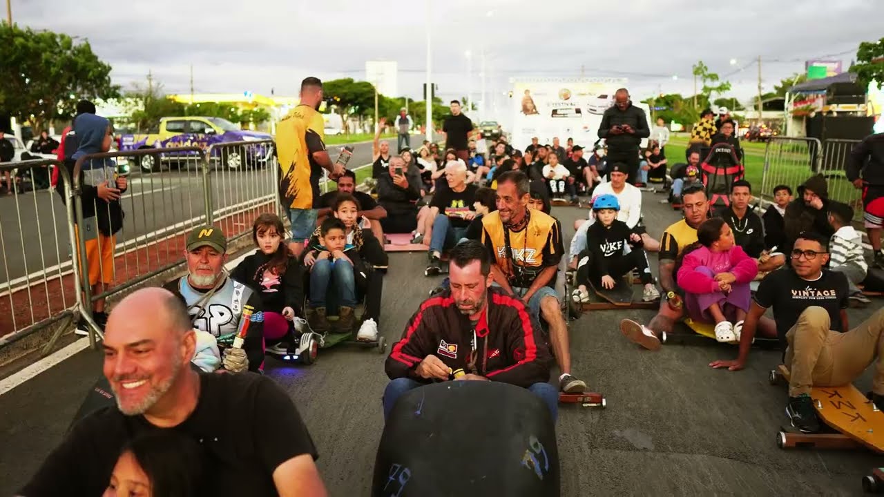 Carrinho de rolimã em edição anterior do Festival de Carrinhos de Rolimã em Americana