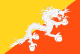 Bandeira: Butão