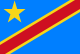 Bandeira: República Democrática do Congo
