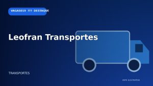 Vagas em Leofran Transportes em Nova Odessa
